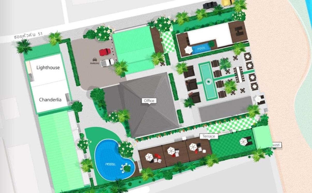 Green Gallery Beach Boutique Hotel Hua Hin Exterior photo